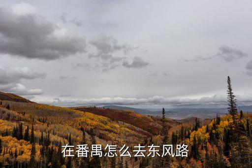 在番禺怎么去東風(fēng)路