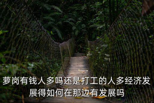 蘿崗有錢人多嗎還是打工的人多經濟發展得如何在那邊有發展嗎