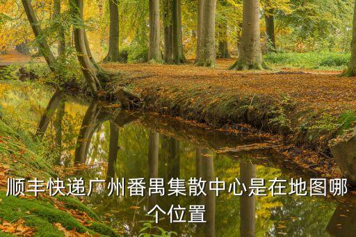 廣州總集散中心地圖，大達(dá)物流廣州樞紐中心集散中心地址在哪里