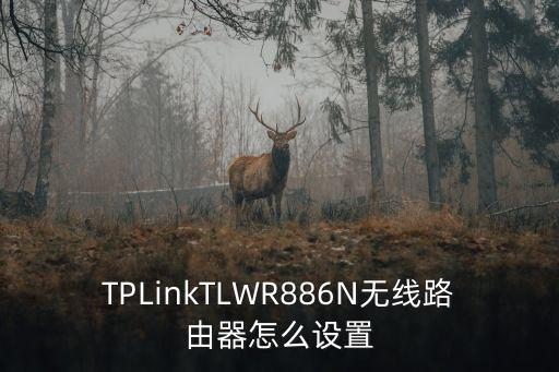 wr886n,tl-wr886n無線路由器怎么設置?