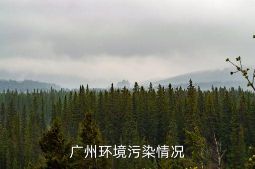 廣州環(huán)境污染情況