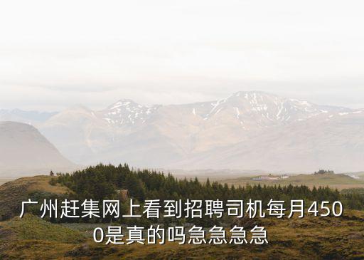 廣州司機人才網，廣州市脫頭車司機招聘電話