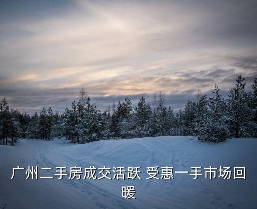廣州一手房各區成交量，廣州哪里二手房的成交量高