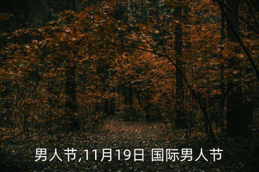 國際男人節,11月19日 國際男人節