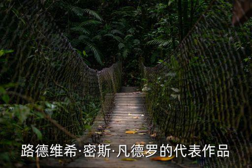 路德維?！っ芩埂し驳铝_的代表作品