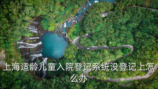 上海適齡兒童入院登記系統(tǒng)沒登記上怎么辦