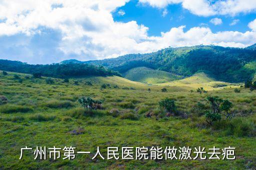 廣州市第一人民醫(yī)院能做激光去疤