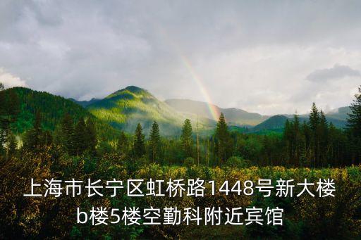 上海市長(zhǎng)寧區(qū)虹橋路1448號(hào)新大樓b樓5樓空勤科附近賓館