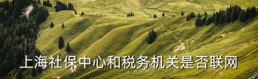 上海市國家稅務局社保科，上海社保中心和稅務是否聯網