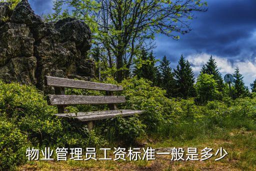 東莞平和物業管理待遇，物業管理一般工資是多少