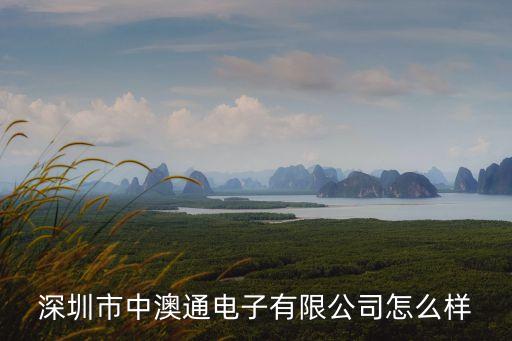深圳市中澳通電子有限公司怎么樣