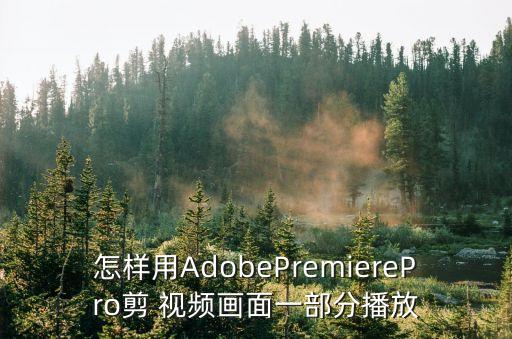 pr怎么剪輯視頻