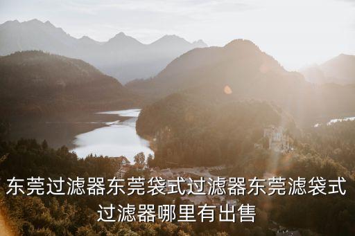東莞濾芯集塵除塵設備，東莞過濾器東莞袋式過濾器東莞濾袋式過濾器哪里有出售