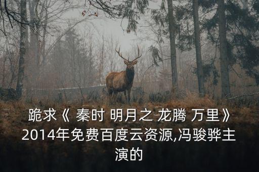 秦時明月龍騰萬里