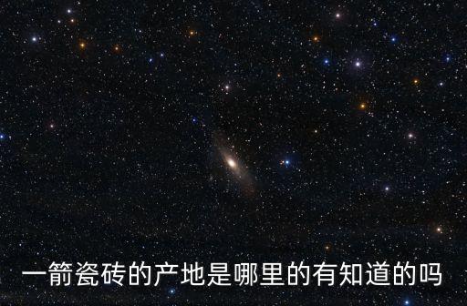 一箭瓷磚的產地是哪里的有知道的嗎