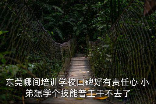 東莞倉管員培訓學校，東莞哪間培訓學校口碑好有責任心 小弟想學個技能普工干不去了