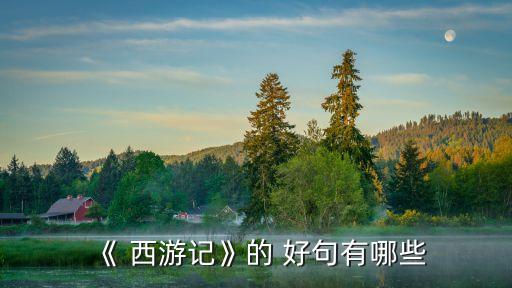 西游記好句