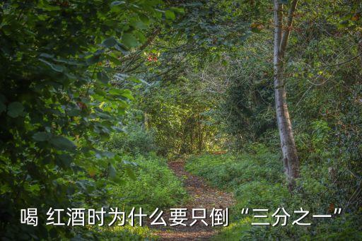 倒紅酒,倒葡萄酒不宜倒太滿一般只需三分之一即可