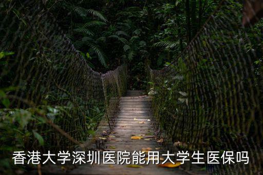 香港大學(xué)深圳醫(yī)院能用大學(xué)生醫(yī)保嗎