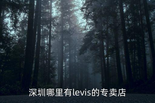 范思哲vc深圳專賣店，深圳哪里有l(wèi)evis的專賣店