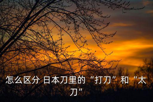 日本短刀,日本傳統刀法刀工造型獨特