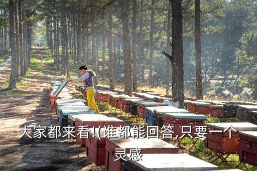 大家都來看!(誰都能回答,只要一個靈感