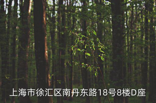 上海市徐匯區(qū)南丹東路18號8樓D座