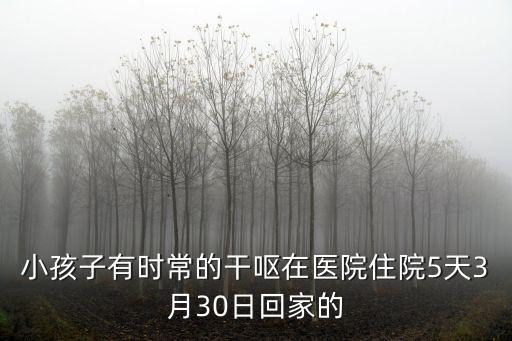 小孩子有時(shí)常的干嘔在醫(yī)院住院5天3月30日回家的