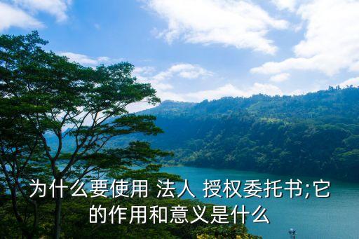 法人授權,法律分析:如何簽訂《法人授權書》