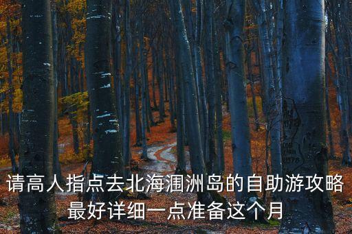 廣州去圍洲島旅游攻略，廣東有沒有去潿洲島的路線