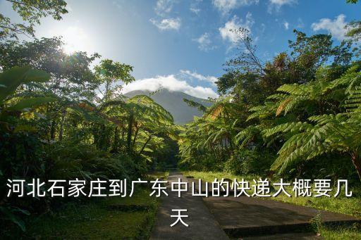 石家莊到廣東東莞要多久快遞，從河北石家莊到廣東深圳東莞用順豐快遞多少天能到達
