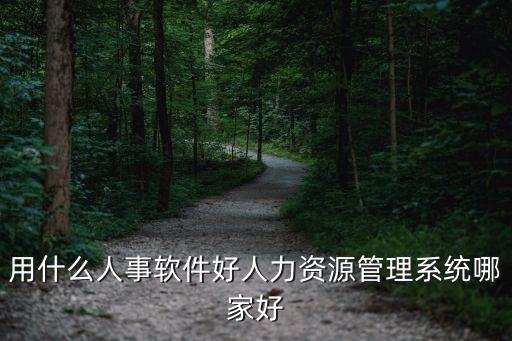 用什么人事軟件好人力資源管理系統哪家好