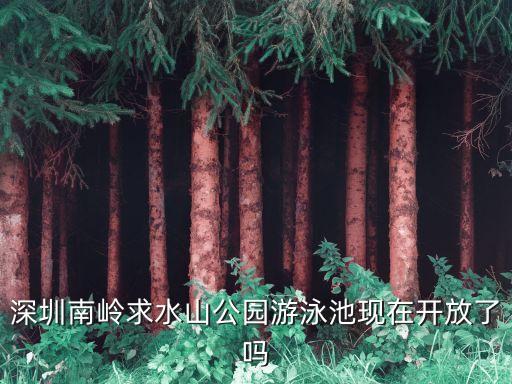 深圳求水山游泳池圖片，布吉求水山莊游樂設(shè)備
