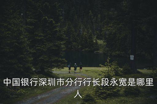 國(guó)開(kāi)行原深圳分行行長(zhǎng)，中國(guó)銀行深圳市分行行長(zhǎng)段永寬是哪里人