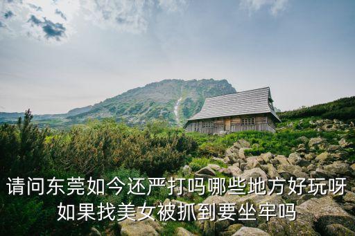 請問東莞如今還嚴打嗎哪些地方好玩呀如果找美女被抓到要坐牢嗎