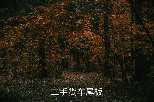 二手貨車尾板