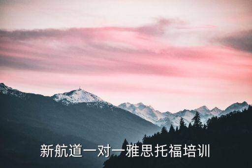 新航道一對一雅思托福培訓