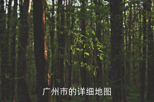 廣州市的詳細地圖