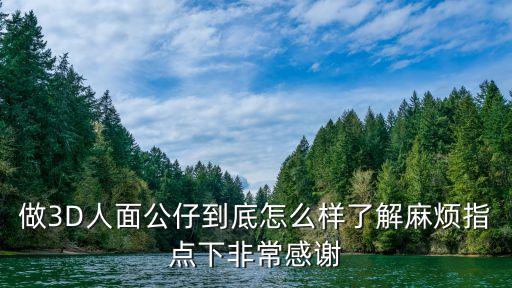 做3D人面公仔到底怎么樣了解麻煩指點(diǎn)下非常感謝