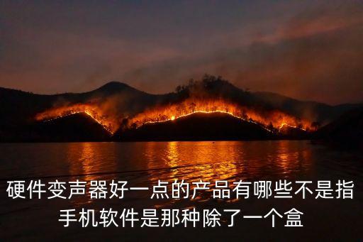 深圳哪里買變聲器，硬件變聲器好一點的產品有哪些不是指手機軟件是那種除了一個盒