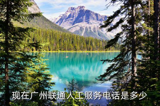 現在廣州聯通人工服務電話是多少