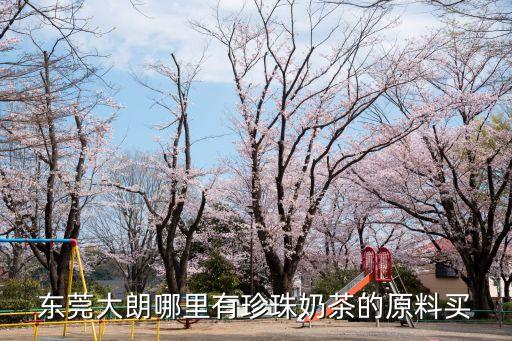 東莞大朗哪里有珍珠奶茶的原料買