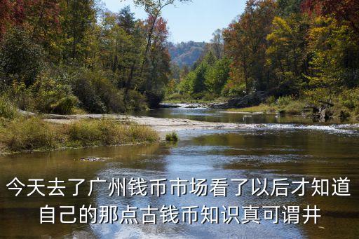 今天去了廣州錢幣市場看了以后才知道自己的那點古錢幣知識真可謂井