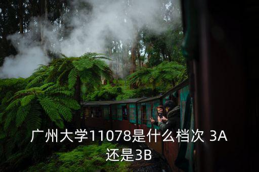 廣州大學(xué)11078是什么檔次 3A還是3B