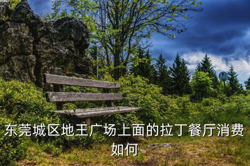 東莞城區(qū)地王廣場上面的拉丁餐廳消費如何