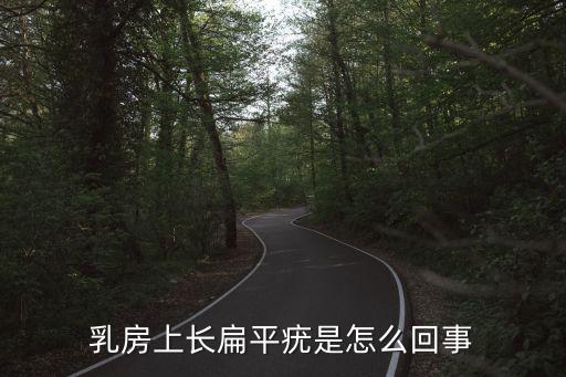 上海市胸部長扁平疣，胸部像扁平疣的東西是什么