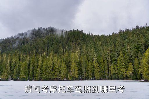 東莞東坑鎮哪里可以考摩托車駕照，請問考摩托車駕照到哪里考