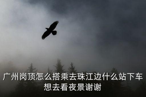 廣州崗頂怎么搭乘去珠江邊什么站下車想去看夜景謝謝