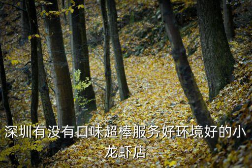 好吃的小龍蝦店深圳，深圳有沒有口味超棒服務(wù)好環(huán)境好的小龍蝦店