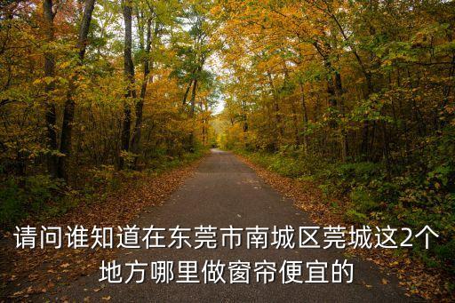 東莞市裕源窗簾布藝，東莞南城那里有專業做窗簾的店